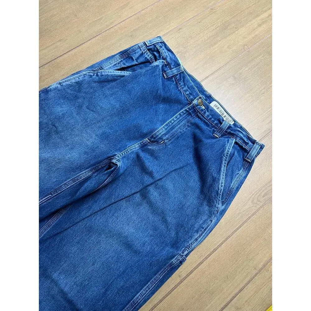 Carhartt Dungaree Fit Jeans 34x36 Workwear Denim Pants Distress‎